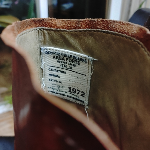 Area Forte 1872 003071 Brown Distressed sz. 7.5 38 - Picture 7 of 16